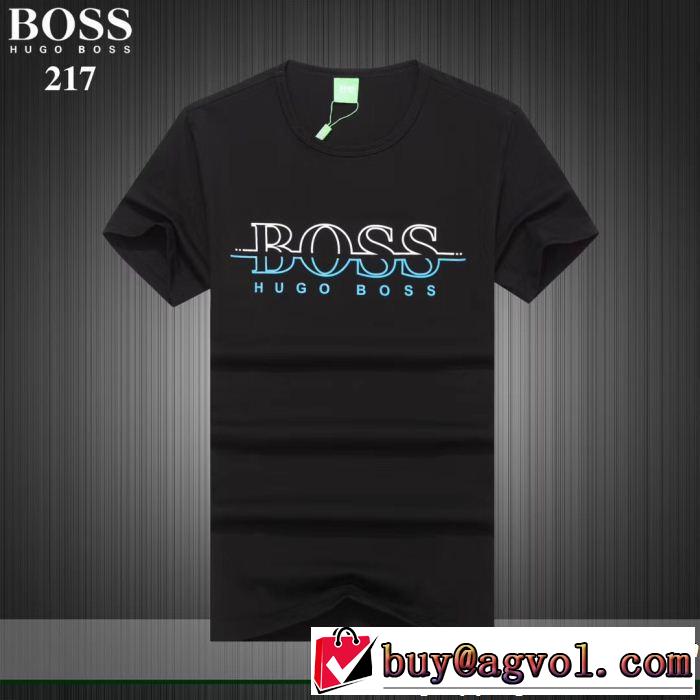 HUGO BOSS ヒューゴボス 半袖Tシャツ 3色可選 魅力的な今年らしい 2019即旬な装いに