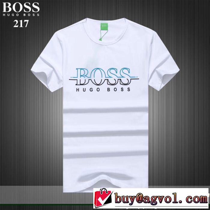 HUGO BOSS ヒューゴボス 半袖Tシャツ 3色可選 魅力的な今年らしい 2019即旬な装いに