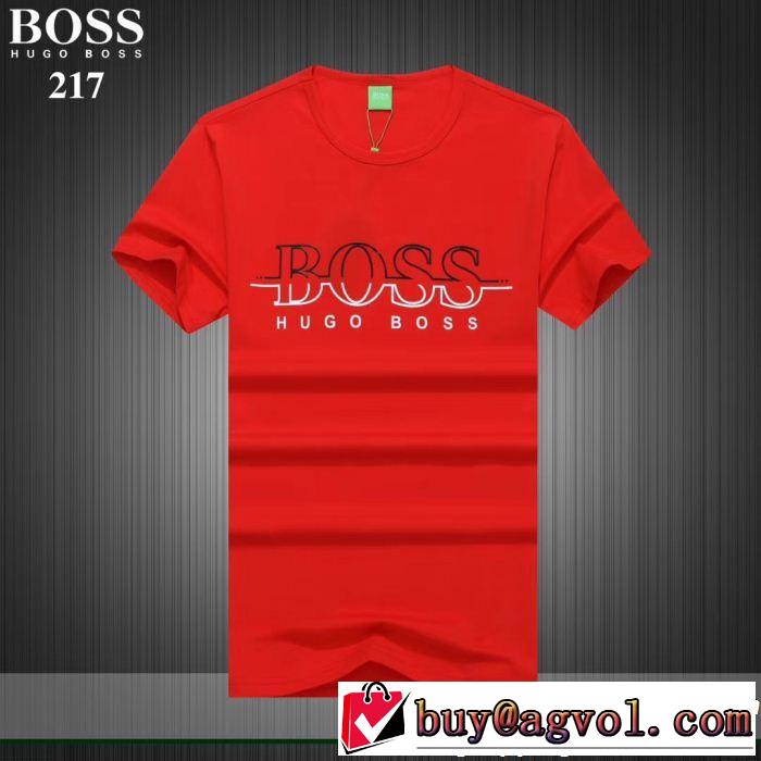 HUGO BOSS ヒューゴボス 半袖Tシャツ 3色可選 魅力的な今年らしい 2019即旬な装いに