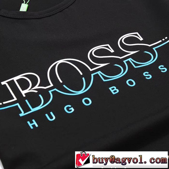 HUGO BOSS ヒューゴボス 半袖Tシャツ 3色可選 魅力的な今年らしい 2019即旬な装いに