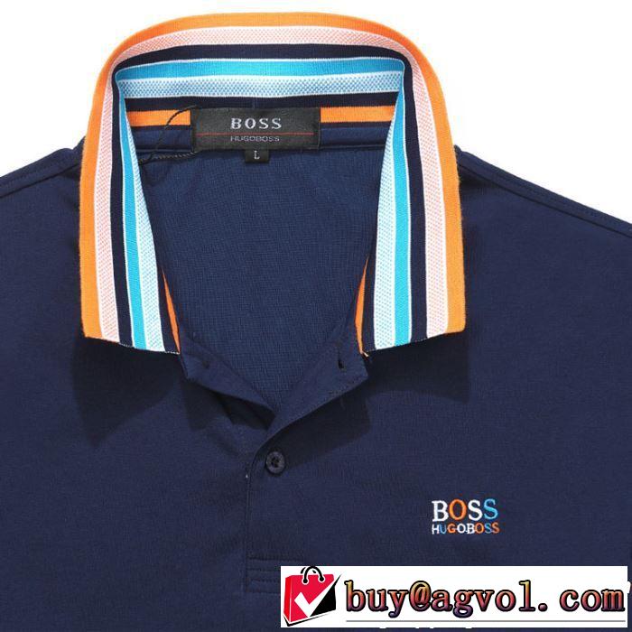 HUGO BOSS ヒューゴボス 半袖Tシャツ 3色可選 2019年春夏のトレンドアイテム クラシカルな雰囲気