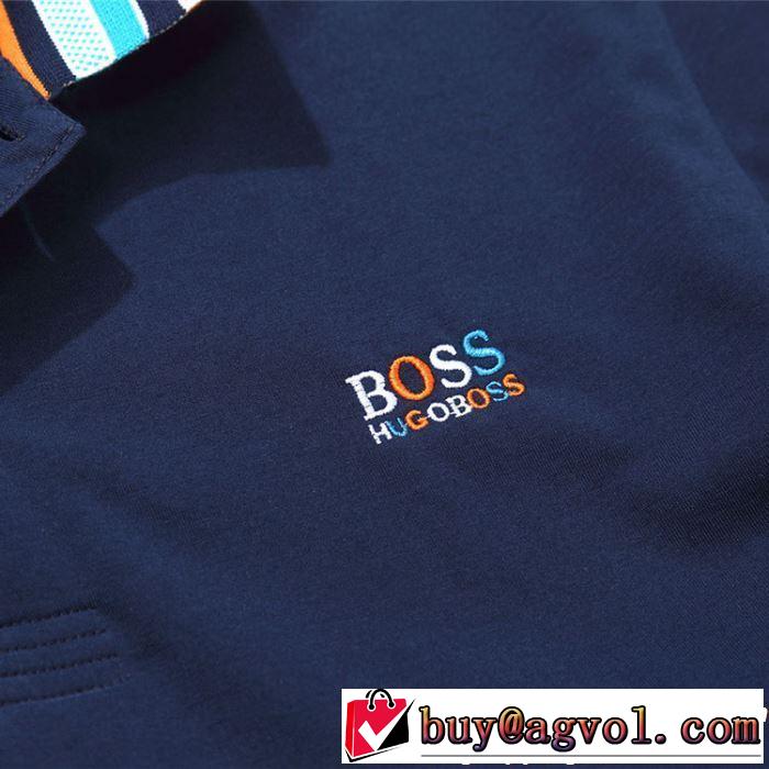 HUGO BOSS ヒューゴボス 半袖Tシャツ 3色可選 2019年春夏のトレンドアイテム クラシカルな雰囲気