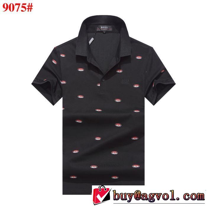 2019年の夏のマスト 春夏シンプルファッションでOK！ HUGO BOSS ヒューゴボス 半袖Tシャツ 4色可選
