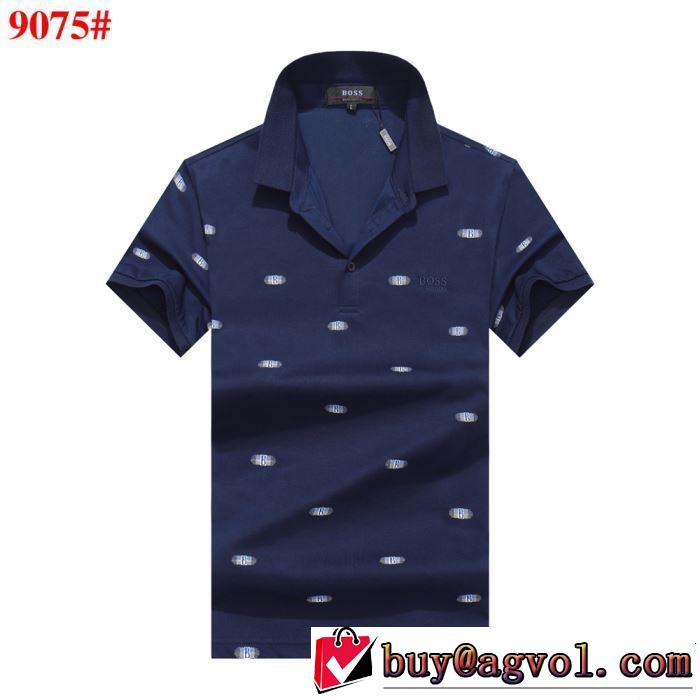 2019年の夏のマスト 春夏シンプルファッションでOK！ HUGO BOSS ヒューゴボス 半袖Tシャツ 4色可選