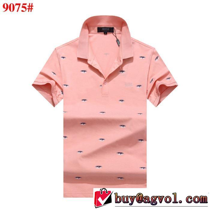 2019年の夏のマスト 春夏シンプルファッションでOK！ HUGO BOSS ヒューゴボス 半袖Tシャツ 4色可選