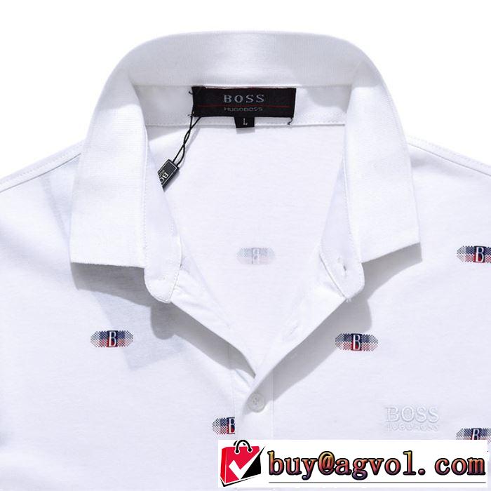 2019年の夏のマスト 春夏シンプルファッションでOK！ HUGO BOSS ヒューゴボス 半袖Tシャツ 4色可選