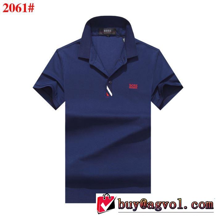 高級感が好評です HUGO BOSS ヒューゴボス 半袖Tシャツ 3色可選 2019春夏も引き続き人気セール