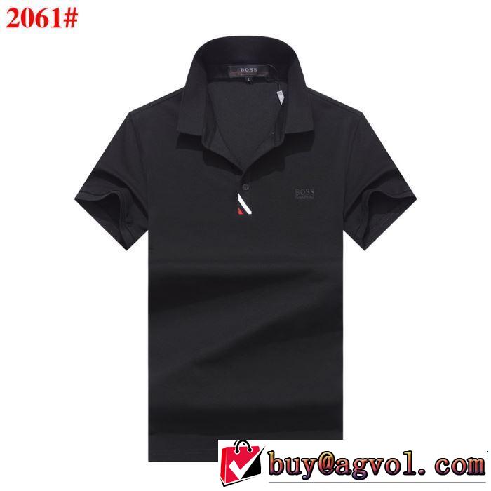 高級感が好評です HUGO BOSS ヒューゴボス 半袖Tシャツ 3色可選 2019春夏も引き続き人気セール