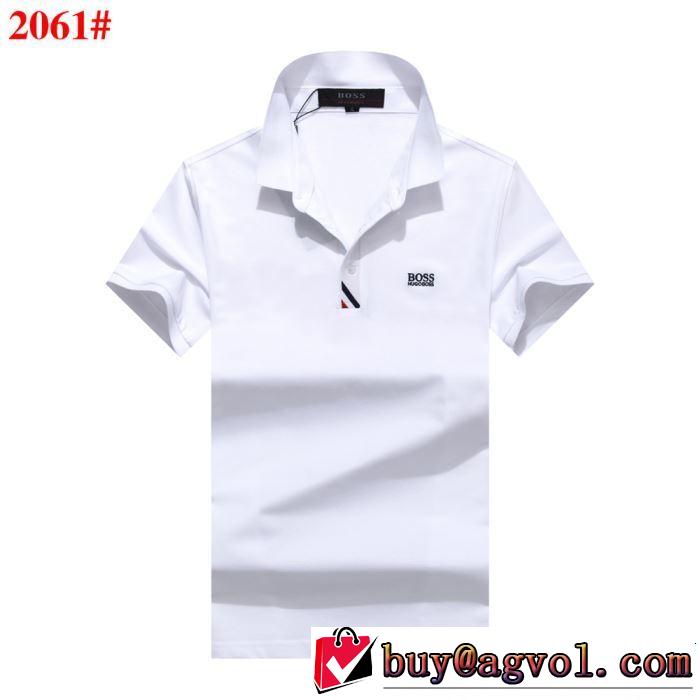 高級感が好評です HUGO BOSS ヒューゴボス 半袖Tシャツ 3色可選 2019春夏も引き続き人気セール