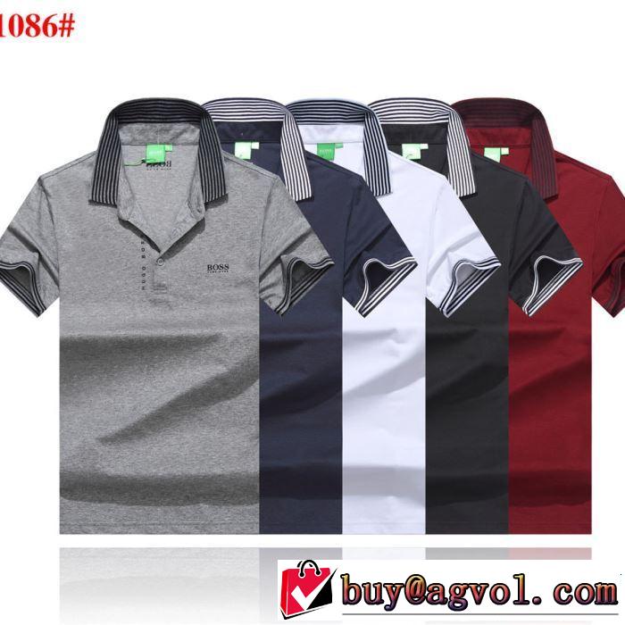 半袖Tシャツ 多色可選 2019春夏のトレンド新商品 人気夏ファションおすすめ HUGO BOSS ヒューゴボス