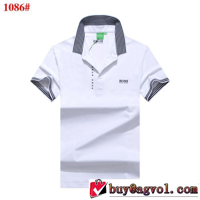 半袖Tシャツ 多色可選 2019春夏のトレンド新商品 人気夏ファションおすすめ HUGO BOSS ヒューゴボス