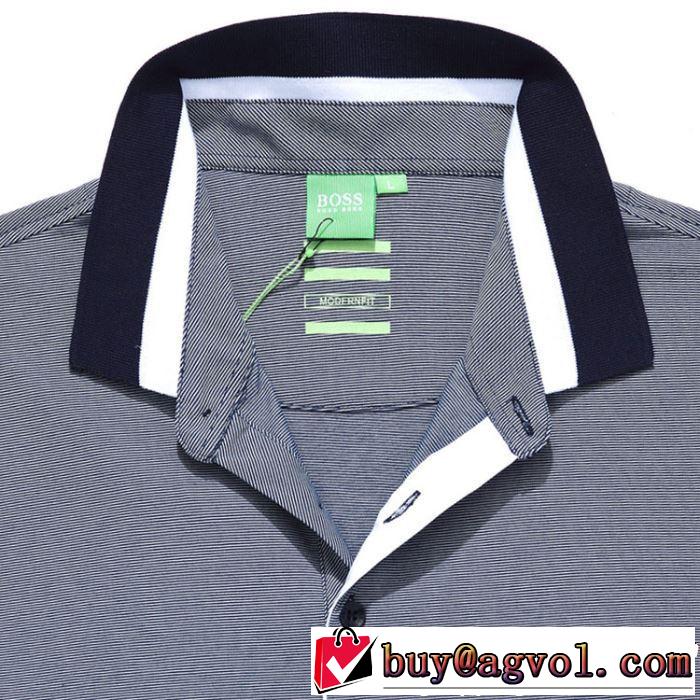 HUGO BOSS ヒューゴボス 半袖Tシャツ 3色可選 おしゃれな夏ファッション2019 海外セレブは大人気