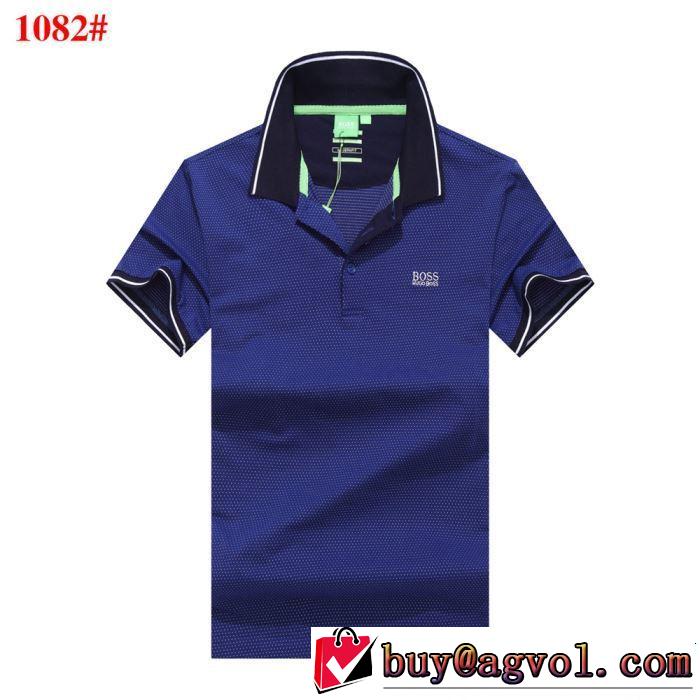 夏らしい季節感 2019年夏の一押しファッションアイテム HUGO BOSS ヒューゴボス 半袖Tシャツ 3色可選