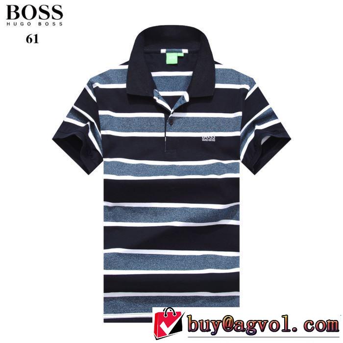 HUGO BOSS ヒューゴボス 半袖Tシャツ 3色可選 魅力的なカラー使い 2019年春夏シーズンの人気