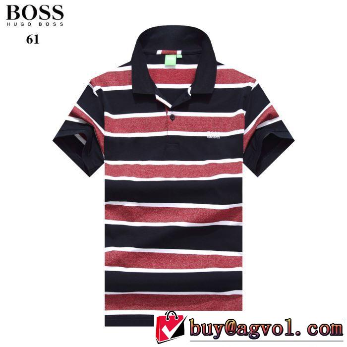 HUGO BOSS ヒューゴボス 半袖Tシャツ 3色可選 魅力的なカラー使い 2019年春夏シーズンの人気