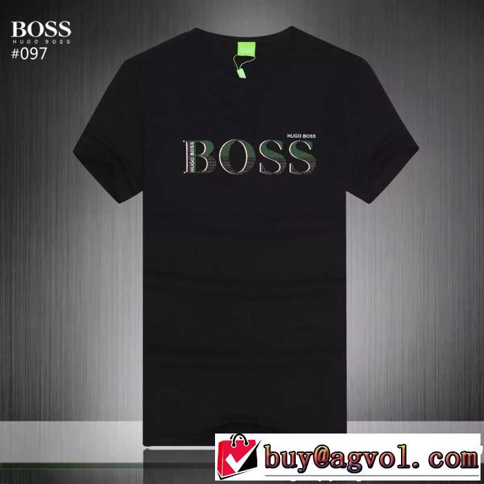 大人っぽく着こなし HUGO BOSS ヒューゴボス 半袖Tシャツ 3色可選 【2019年】夏のファッション
