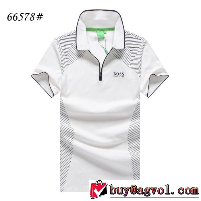 HUGO BOSS ヒューゴボス 半袖Tシャツ 3色可選 特に夏は人気アイテム 【2019春夏】最新コレクション