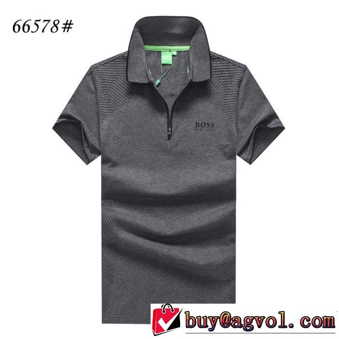 HUGO BOSS ヒューゴボス 半袖Tシャツ 3色可選 特に夏は人気アイテム 【2019春夏】最新コレクション