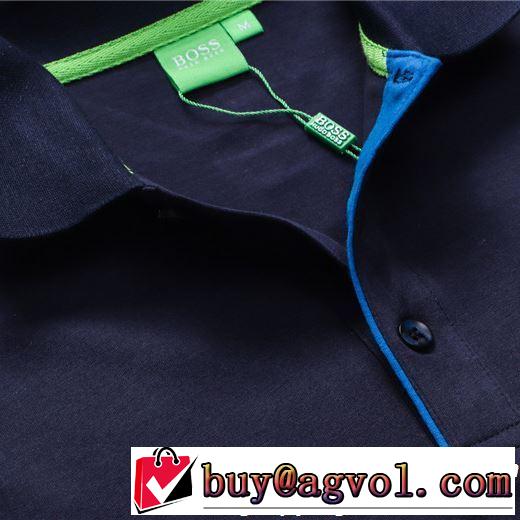 2019年の夏のマスト おすすめ大人かわいい着こなし HUGO BOSS ヒューゴボス 半袖Tシャツ 3色可選