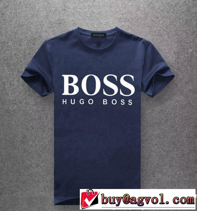 2019年春夏流行ファッション 大人可愛いスタイル HUGO BOSS ヒューゴボス 半袖Tシャツ 多色可選