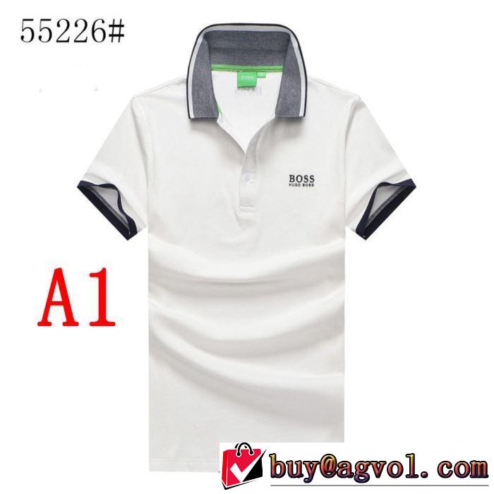 2019夏ファション新品 HUGO BOSS Tシャツ/半袖 3色可選 最新で男性にもお勧め ヒューゴボス人気上昇中