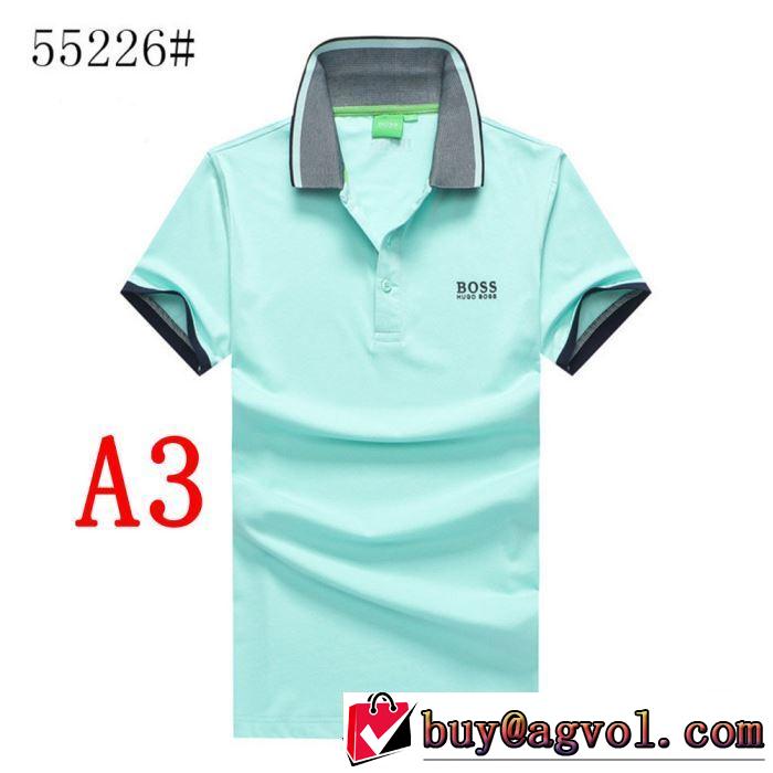 2019夏ファション新品 HUGO BOSS Tシャツ/半袖 3色可選 最新で男性にもお勧め ヒューゴボス人気上昇中