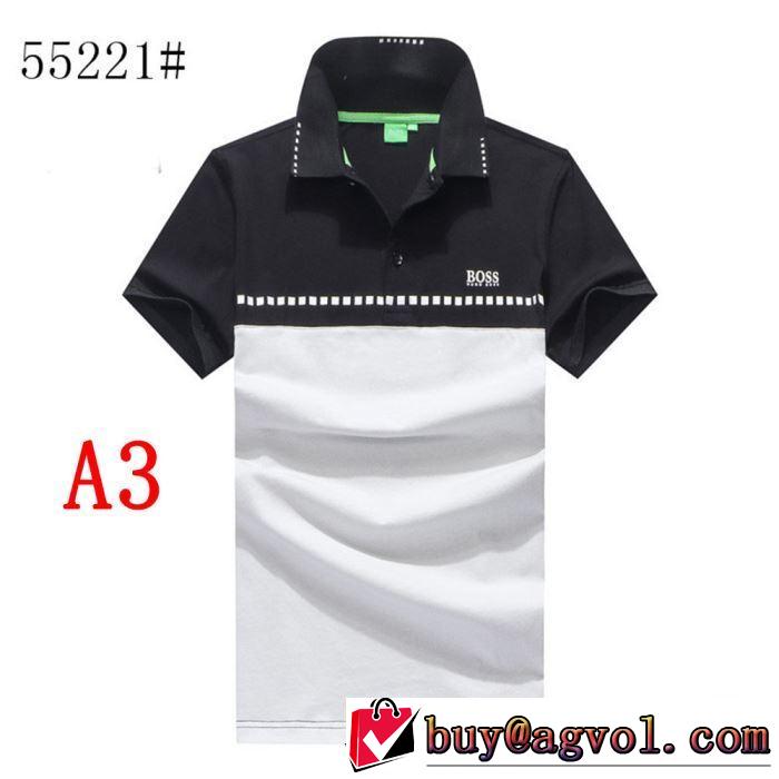 すごく稀少カラー ヒューゴボス HUGO BOSS 3色可選  Tシャツ/半袖【2019春夏】最新コレクション