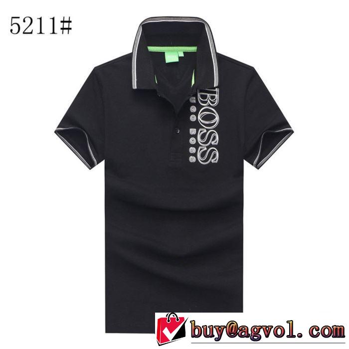 春夏の流行り2019新品 ヒューゴボス 定番が欲しい方 HUGO BOSS Tシャツ/半袖 3色可選