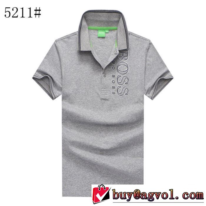春夏の流行り2019新品 ヒューゴボス 定番が欲しい方 HUGO BOSS Tシャツ/半袖 3色可選
