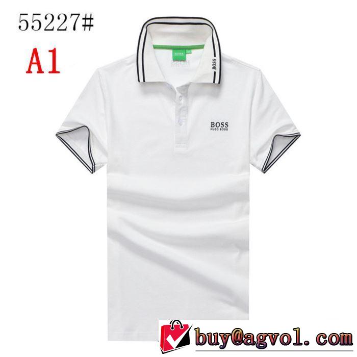 送料込み 希少品 Tシャツ/半袖 4色可選 ヒューゴボス2019春夏の大注目トレンド  HUGO BOSS