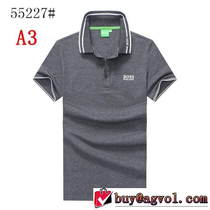 送料込み 希少品 Tシャツ/半袖 4色可選 ヒューゴボス2019春夏の大注目トレンド  HUGO BOSS