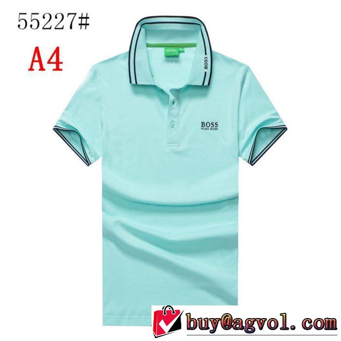 送料込み 希少品 Tシャツ/半袖 4色可選 ヒューゴボス2019春夏の大注目トレンド  HUGO BOSS
