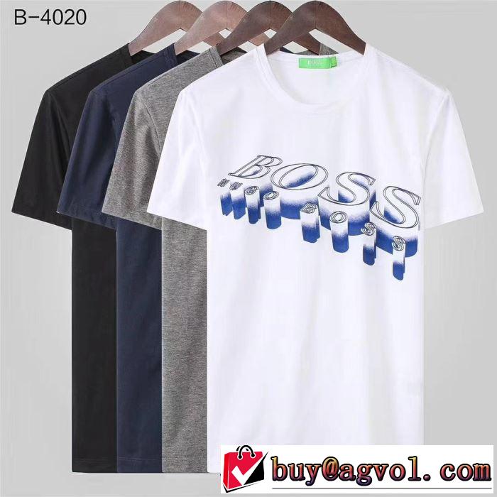 HUGO BOSS 4色可選2019春夏も引き続き人気セール Tシャツ/半袖 新作限定早い者勝ち ヒューゴボス