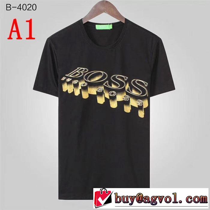 HUGO BOSS 4色可選2019春夏も引き続き人気セール Tシャツ/半袖 新作限定早い者勝ち ヒューゴボス