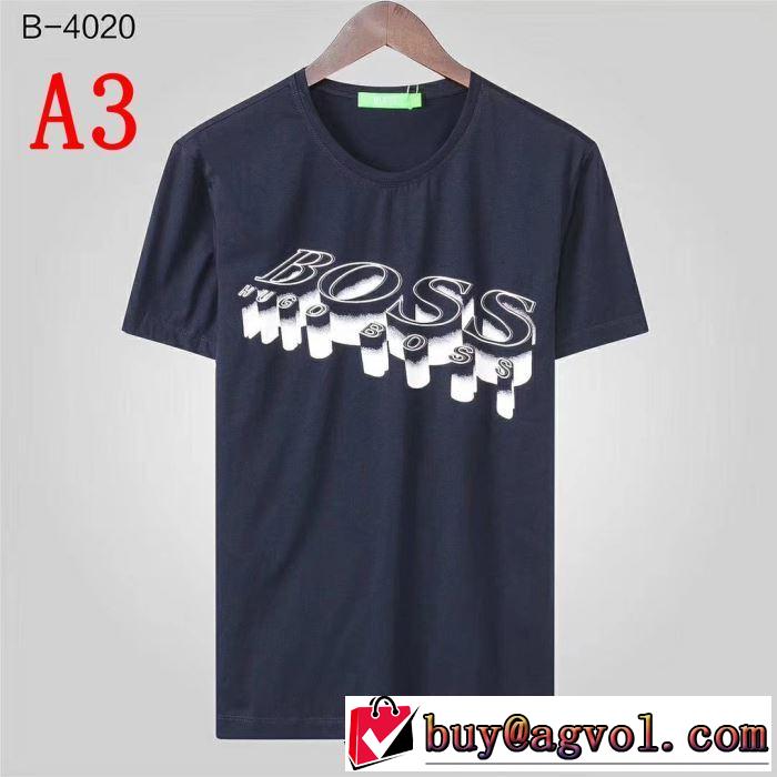 HUGO BOSS 4色可選2019春夏も引き続き人気セール Tシャツ/半袖 新作限定早い者勝ち ヒューゴボス