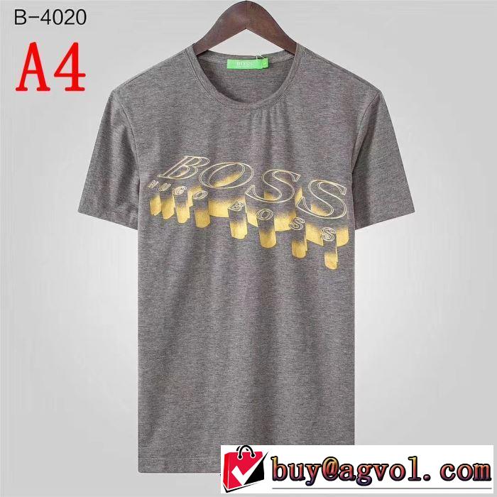HUGO BOSS 4色可選2019春夏も引き続き人気セール Tシャツ/半袖 新作限定早い者勝ち ヒューゴボス