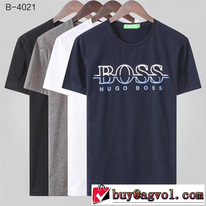 2019夏ファション新品 4色可選 ヒューゴボス HUGO BOSS大注目日本未入荷 Tシャツ/半袖