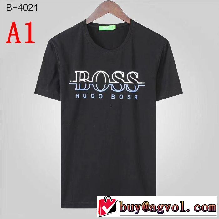 2019夏ファション新品 4色可選 ヒューゴボス HUGO BOSS大注目日本未入荷 Tシャツ/半袖