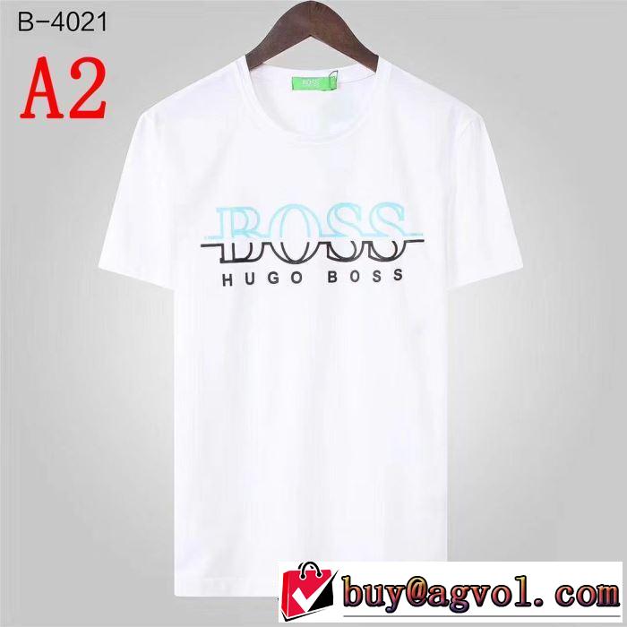 2019夏ファション新品 4色可選 ヒューゴボス HUGO BOSS大注目日本未入荷 Tシャツ/半袖