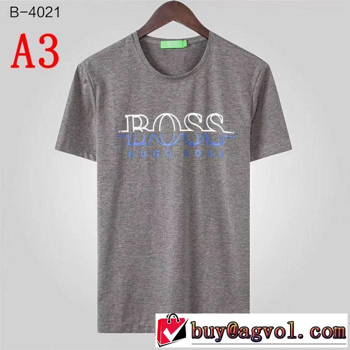 2019夏ファション新品 4色可選 ヒューゴボス HUGO BOSS大注目日本未入荷 Tシャツ/半袖