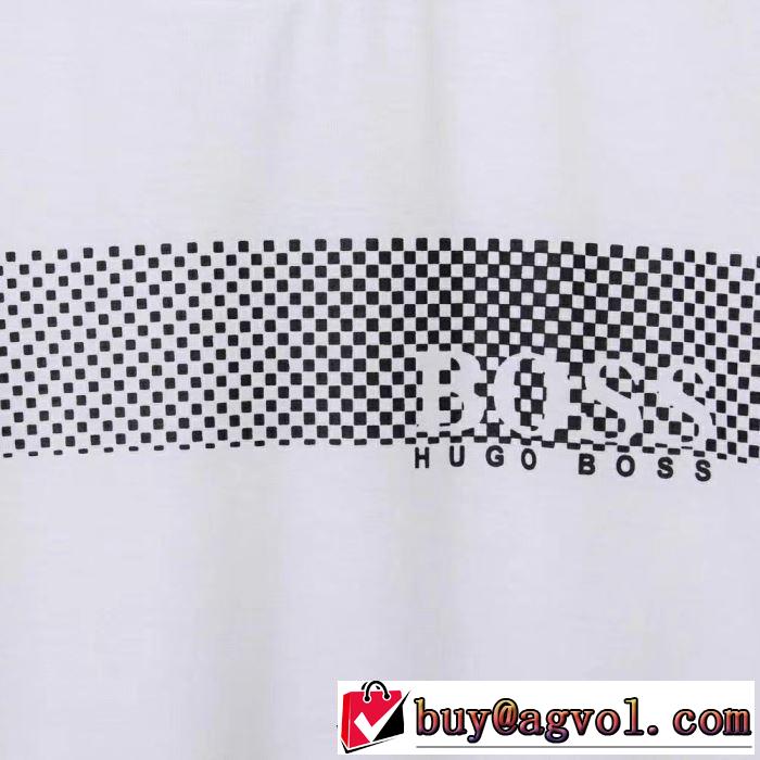おすすめな大人のトレンド  HUGO BOSS Tシャツ/半袖 4色可選 ヒューゴボス 春夏の流行り2019新品