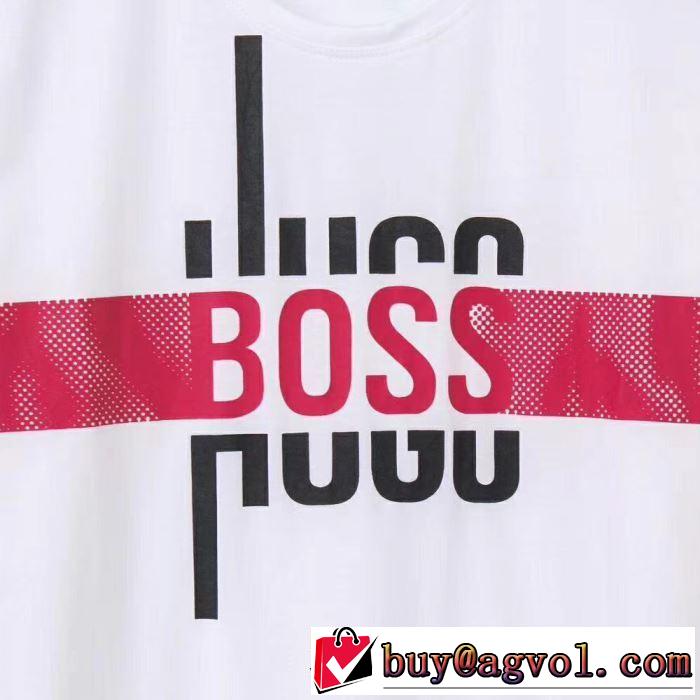 最新で男性にもお勧め ヒューゴボス完売在庫確保  HUGO BOSS Tシャツ/半袖 4色可選2019夏ファション新品