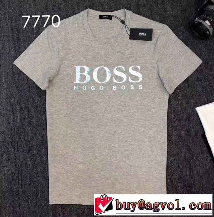 【2019春夏】最新コレクション Tシャツ/半袖 3色可選ヒューゴボス 春夏の流行り2019新品HUGO BOSS