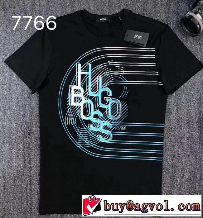 ギフト最適期間限定 ヒューゴボス 2色可選 2019限定 男性に人気 HUGO BOSS Tシャツ/半袖