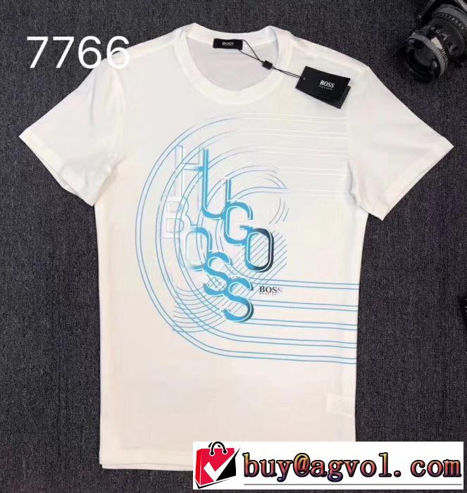 ギフト最適期間限定 ヒューゴボス 2色可選 2019限定 男性に人気 HUGO BOSS Tシャツ/半袖