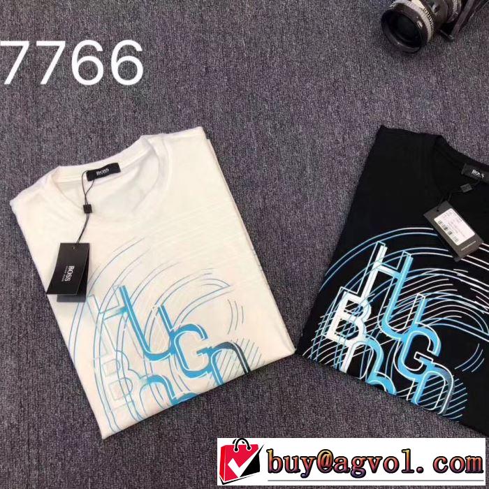 ギフト最適期間限定 ヒューゴボス 2色可選 2019限定 男性に人気 HUGO BOSS Tシャツ/半袖