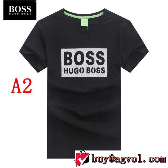 HUGO BOSS格安SALE 2019春夏の大注目トレンド  Tシャツ/半袖 4色可選 完売在庫確保 ヒューゴボス
