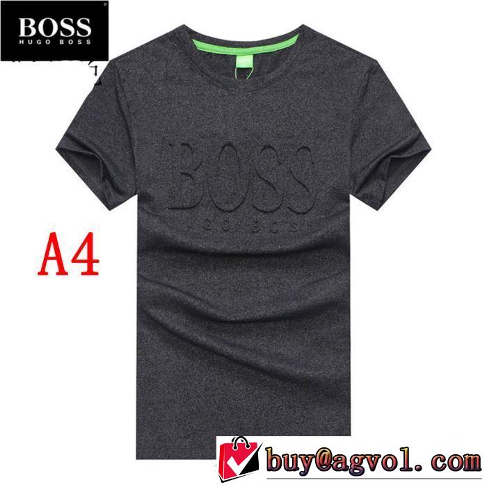 2019春夏の大注目トレンド HUGO BOSS Tシャツ/半袖 4色可選 人気商品  ヒューゴボスVIPセールでお得