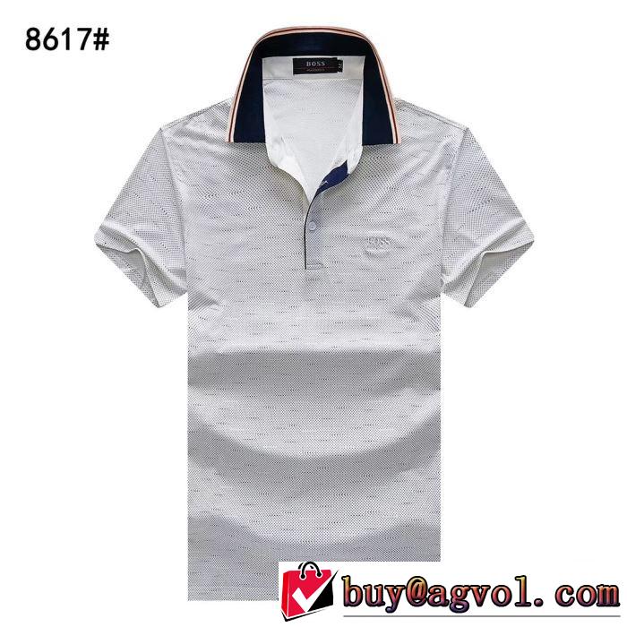 ヒューゴボス HUGO BOSS 夏らしい爽やかさ 半袖Tシャツ オシャレな印象に多色可選 2019春夏人気トレンドアイテム