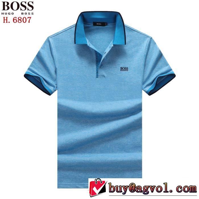 半袖Tシャツ  ヒューゴボス オシャレ印象で人気の高い HUGO BOSS  2019即旬な装いに 2色可選 夏らしい季節感
